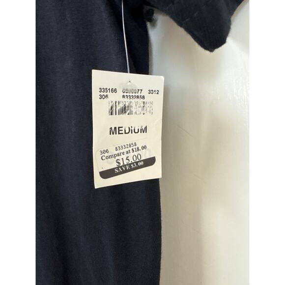 Sold NWT VSTR Call Me Big Poppa Black Tagless Short Sleeve Med Cotton T-shirt - Picture 3 of 4